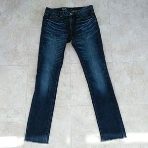 Dark Wash Boyfriend Cut Stretch Jeans Size 0